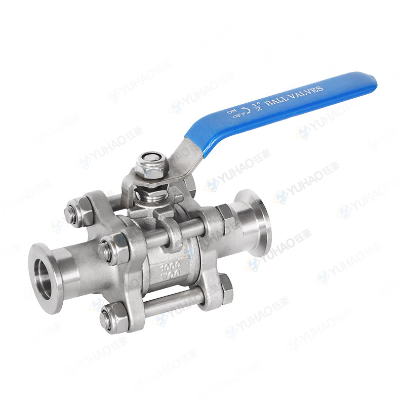 Three Piece Vacuum Ball Valve