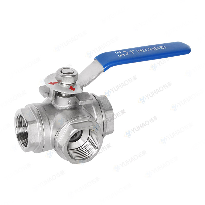 Tee Type Threaded Ball Valve