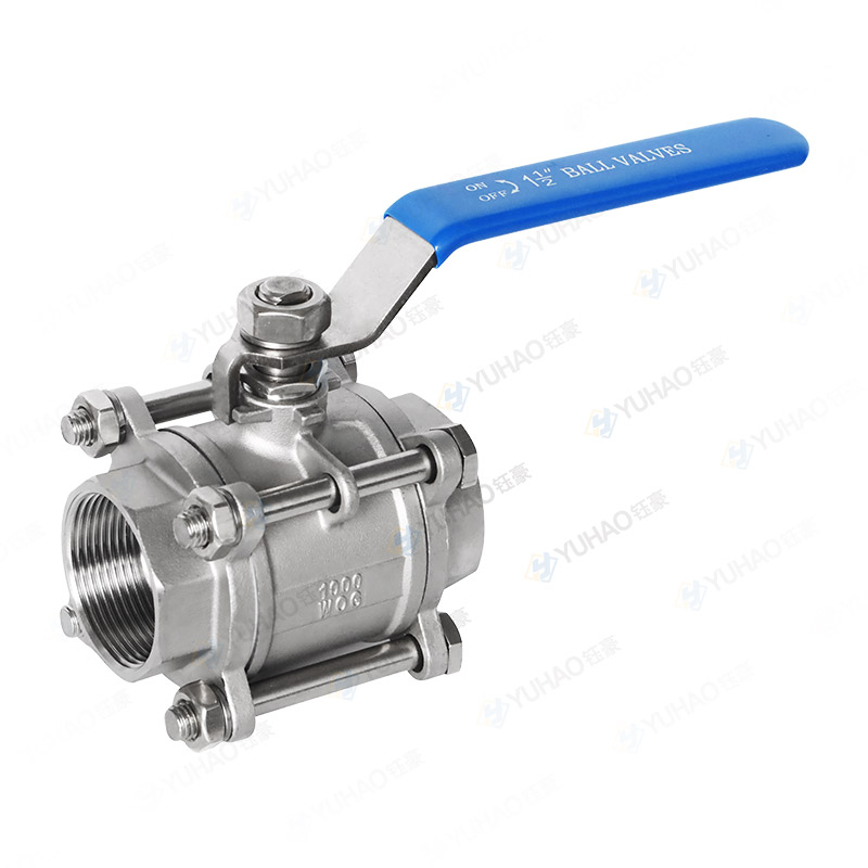 Three Piece Threaded Ball Valve