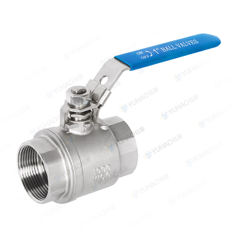Two Piece Threaded Ball Valve