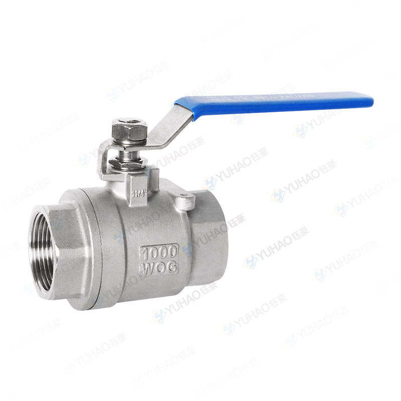 Two Piece Threaded Ball Valve